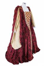 Ladies Deluxe Tudor Elizabethan Queen Elizabeth 1 Theatrical Costume Size 10 - 12
